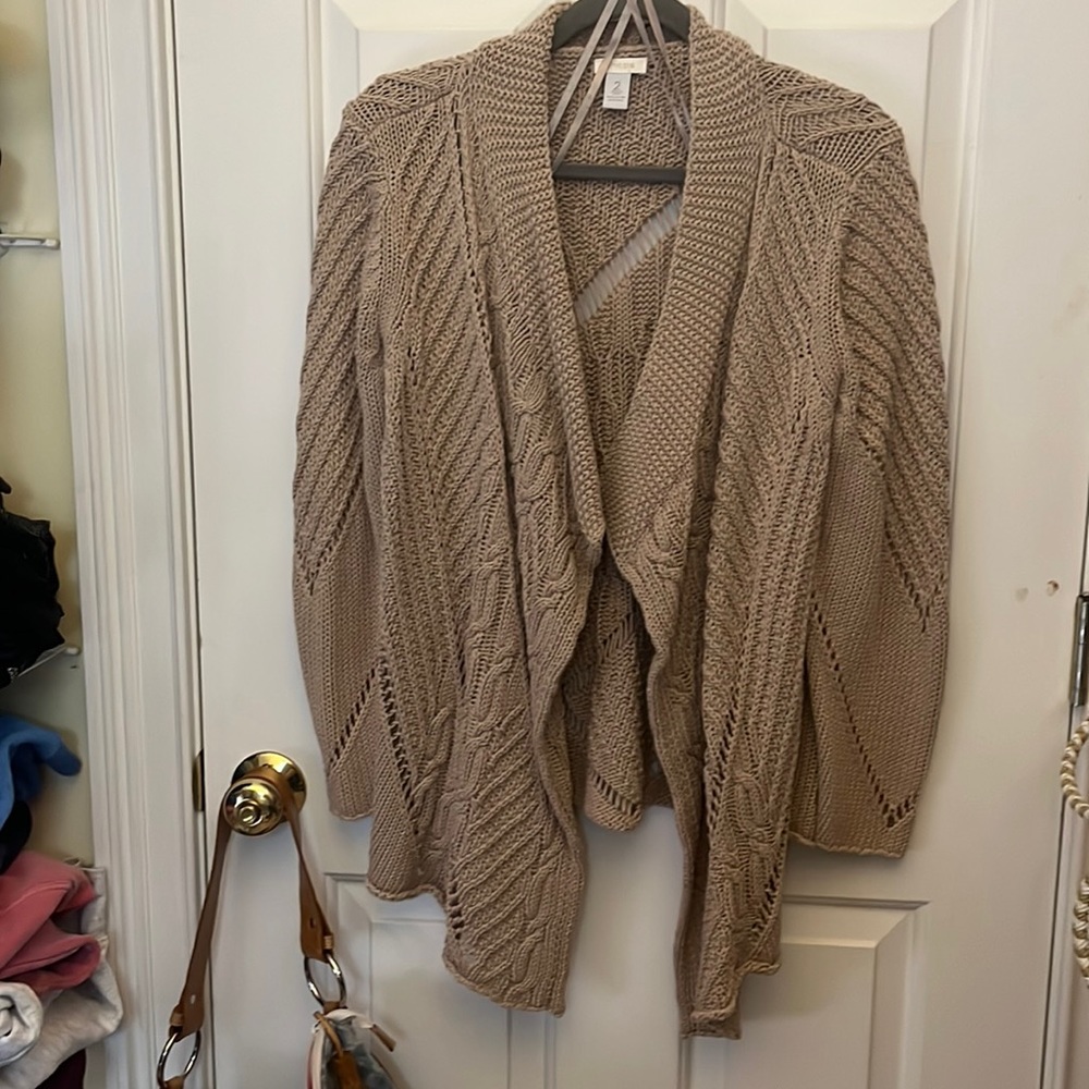Chico’s Size 2 Hi-low Cardigan